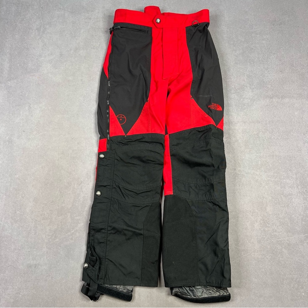 The North Face Red and Black Ski Pants